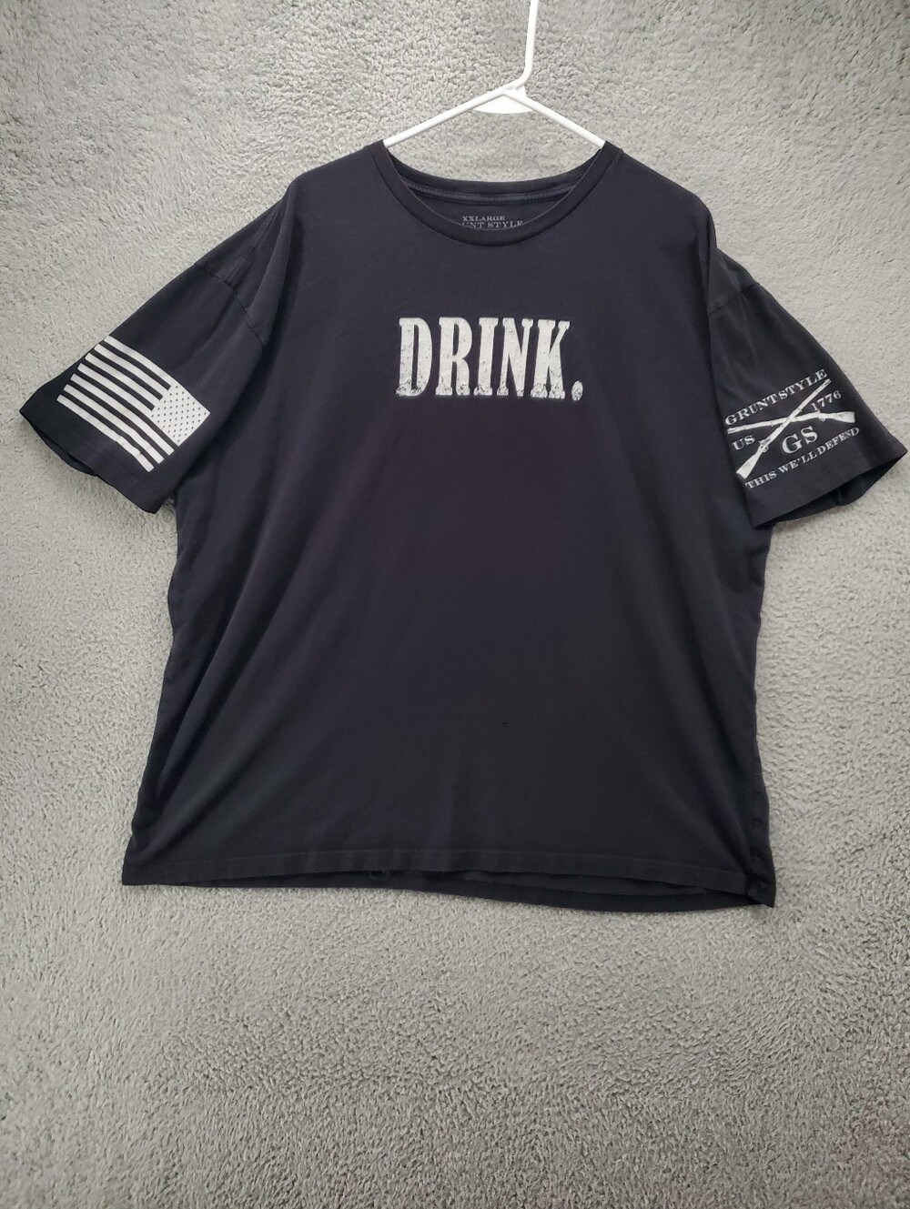 Grunt Style Drink T Shirt Mens XXL Black